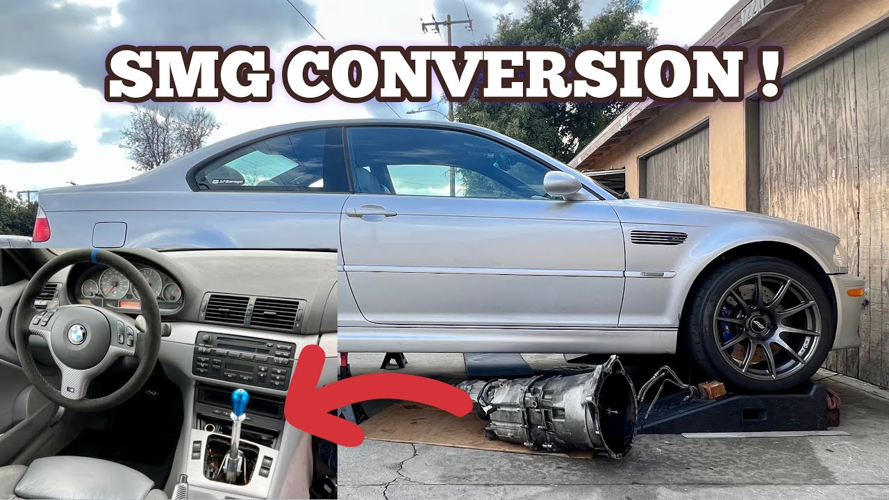 BMW E46 M3 SMG TO MANUAL CONVERSION DIY!