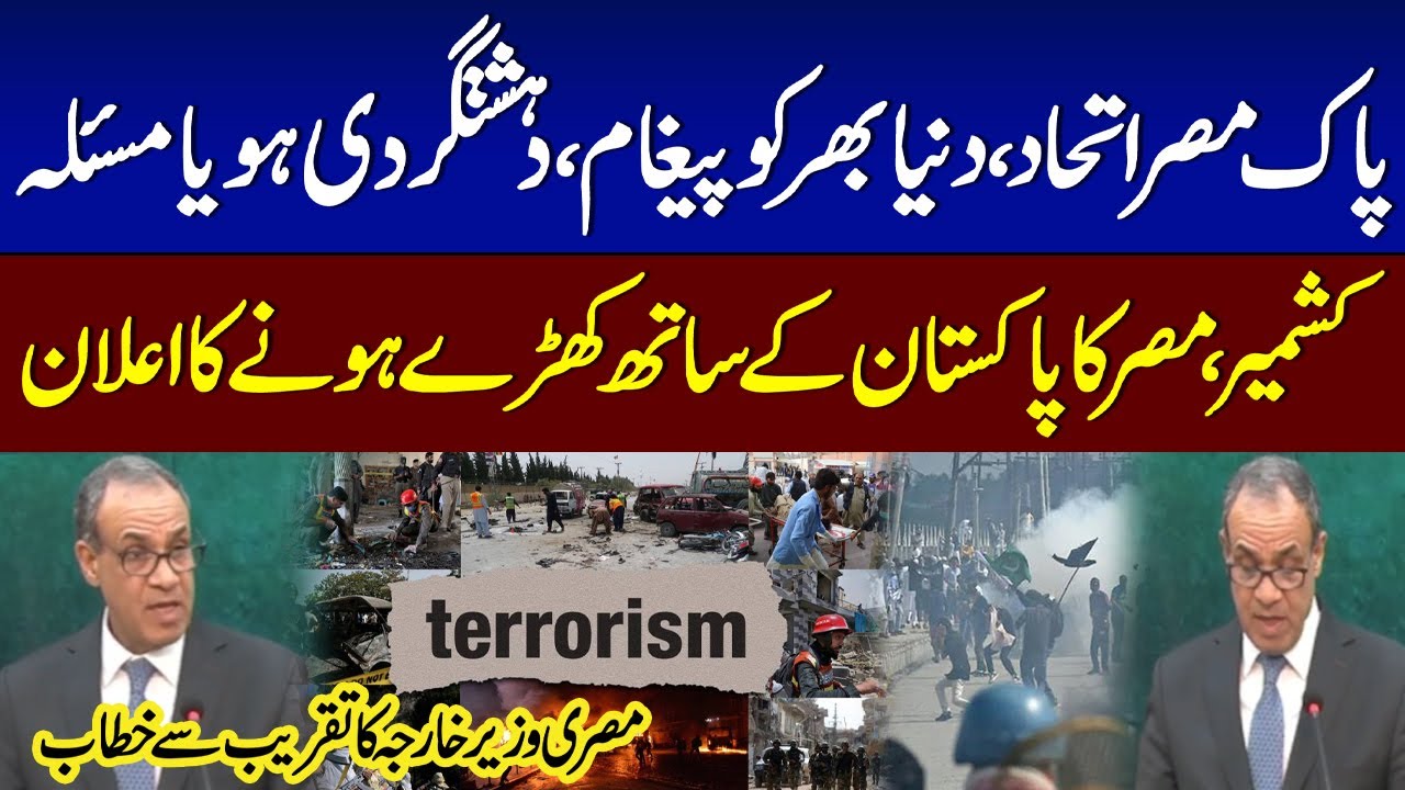 Pakistan & Egypt Strengthen Ties | Special Address by Egyptian Foreign Minister | Samaa TV
