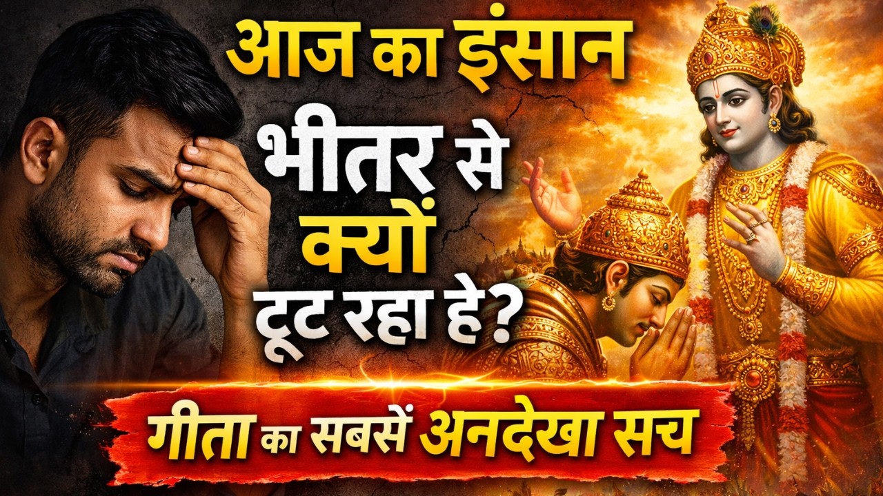 आज का इंसान भीतर से क्यों टूट रहा है? गीता का सबसे अनदेखा सच