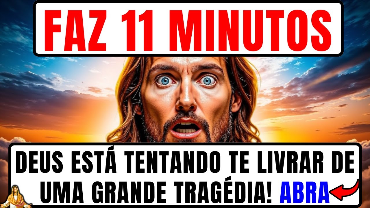 DEUS DIZ: O ARCANJO MIGUEL FOI ENVIADO FAZ 11 MINUTOS PRA TE LIVRAR DE UMA GRANDE TRAGÉDIA!