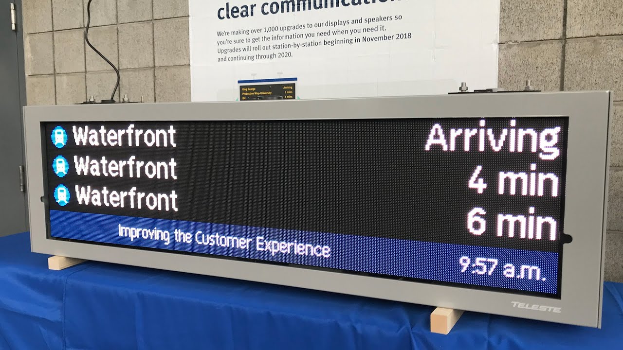SkyTrain Customer Communications Upgrades: Real-Time Service Information