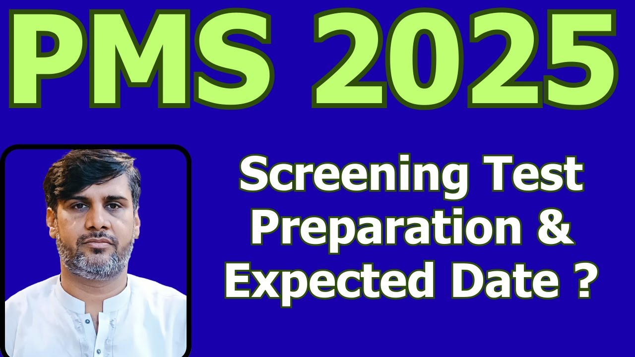 PMS screening test Expected Date | How to prepare PMS screening test | Recommended Books | Best Tips