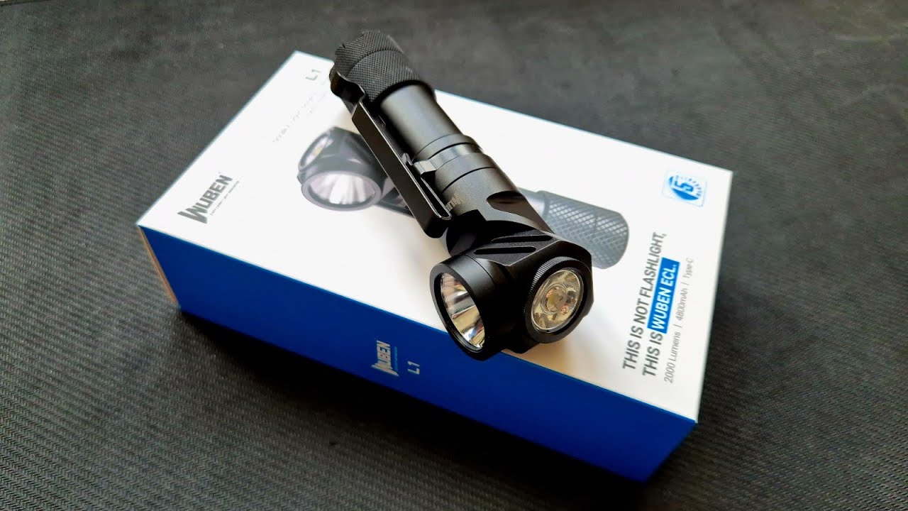 Linterna WUBEN L1 Dos Posibilidades de Iluminación en una Linterna Robusta y de Gran Calidad