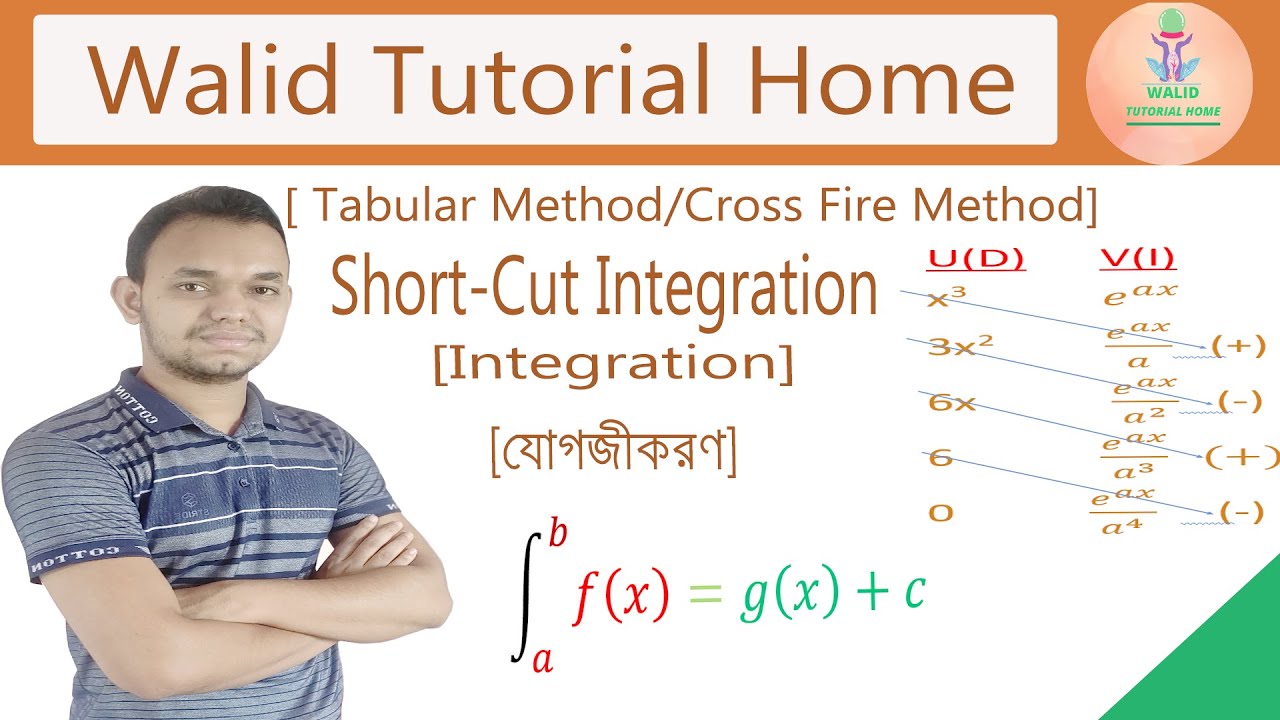 Tabular Method | Cross Fire Method | Short-Cut Integration | Bangla Tutorial | Walid Tutorial Home
