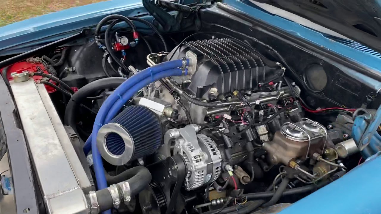 LQ4 with LSA super charger swap in first gen Camaro