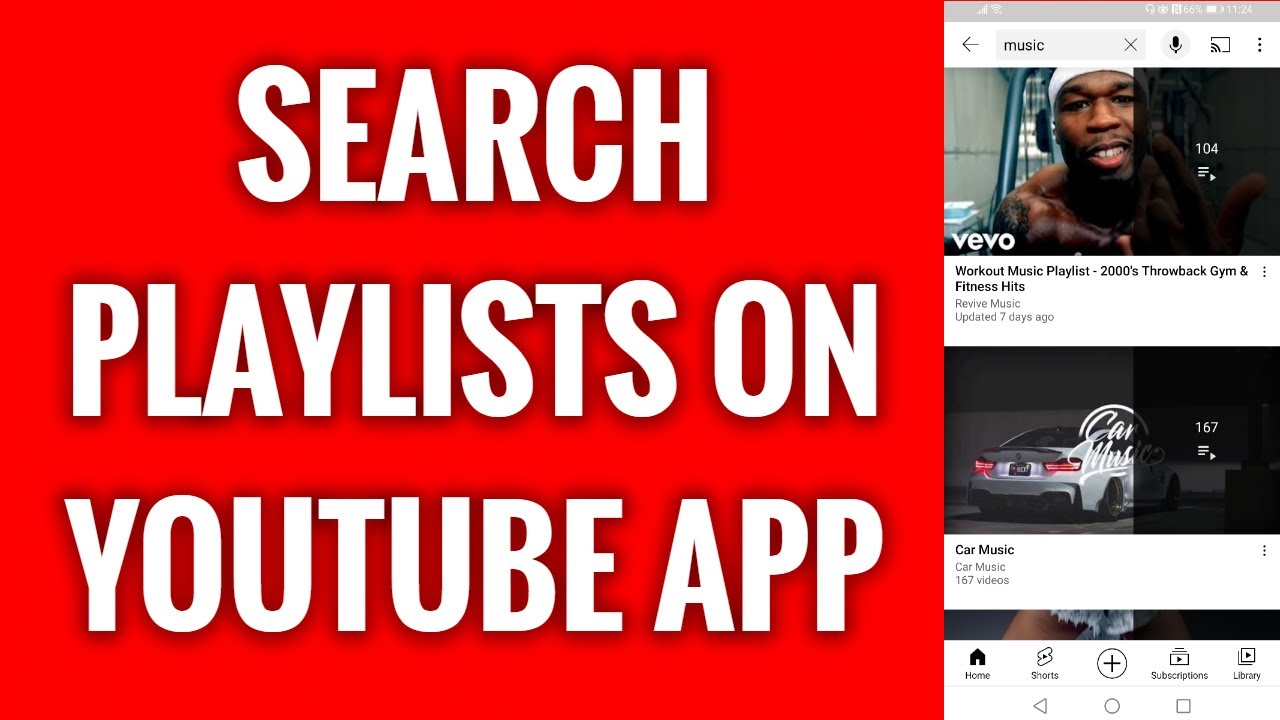 How To Search Playlists On YouTube App