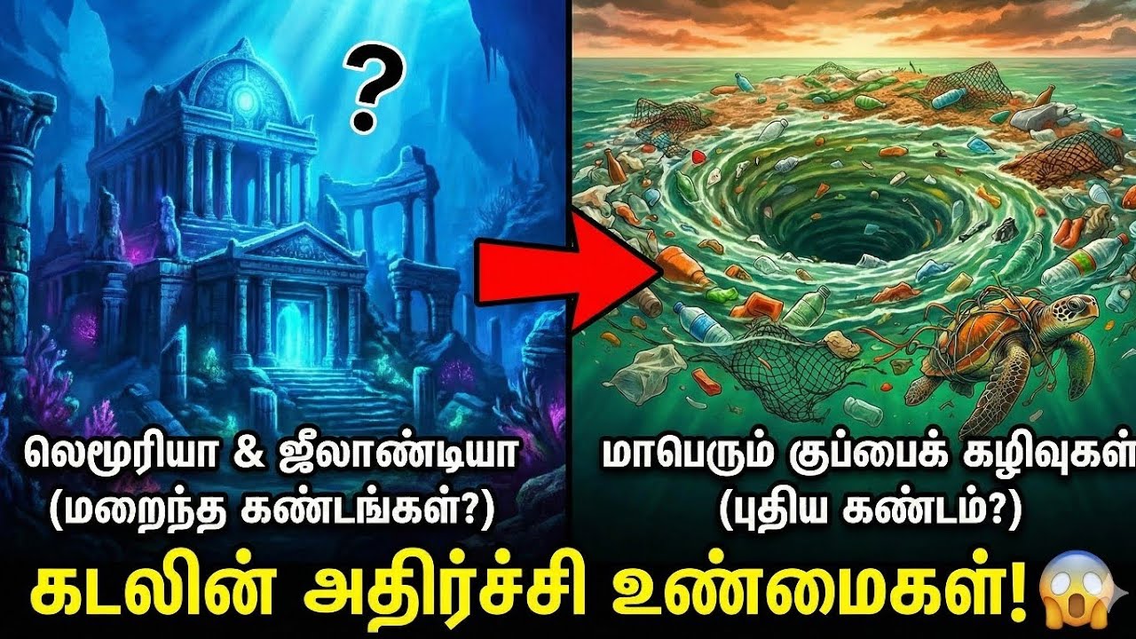 லெமூரியா தேடிய நமக்கு காத்திருந்த அதிர்ச்சி! கடலில் உருவான புதிய கண்டம்? 😱#facts 