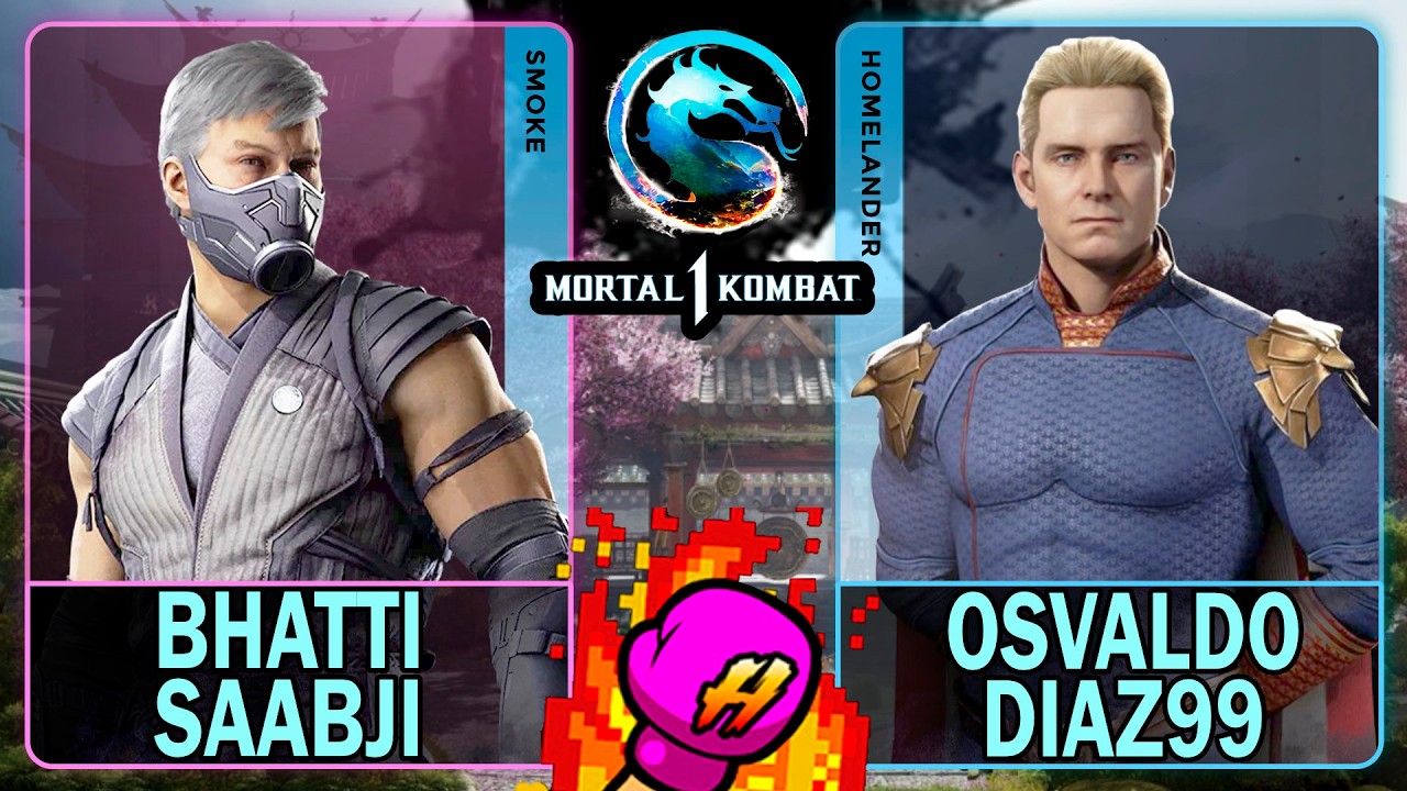 MK1 Bhatti Saabji (SMOKE) VS Osvaldo Diaz99 (HOMELANDER)🥊Mortal Kombat 1🥊4K 60ᶠᵖˢ