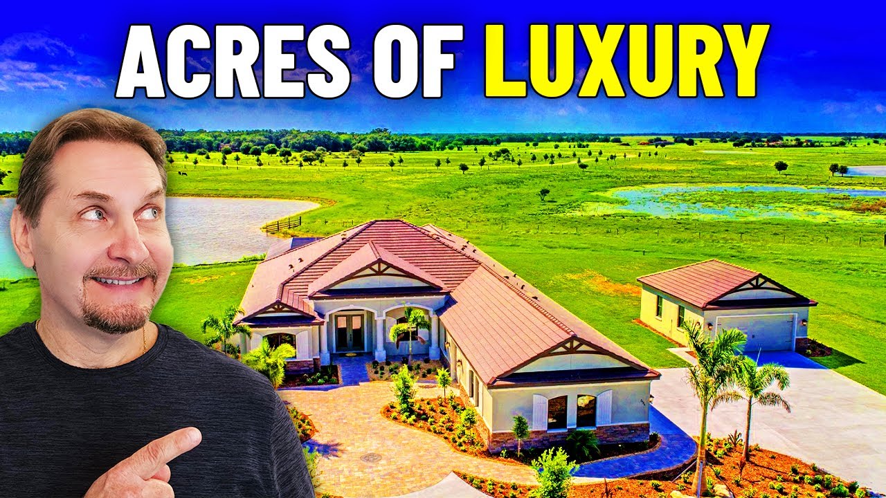 Discover Sarasota’s HAMPTON LAKES: Luxury Homes on 4+ Acre Lots! | Living in Sarasota Florida