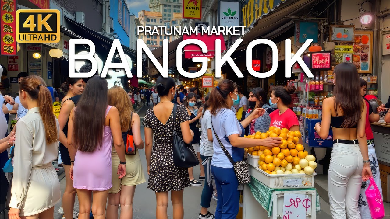 Pratunam Market Bangkok Thailand 2025 | Biggest Wholesale Shopping in Thailand | 4K Walking Tour