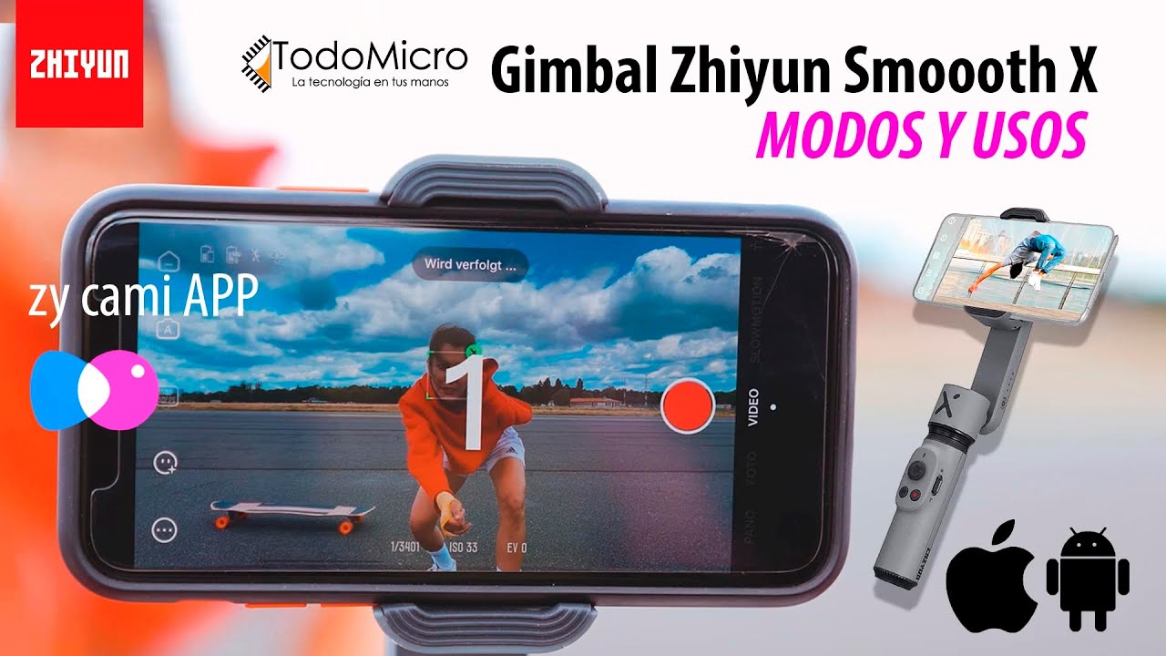 Smooth X: explicación de los modos y funciones del gimbal