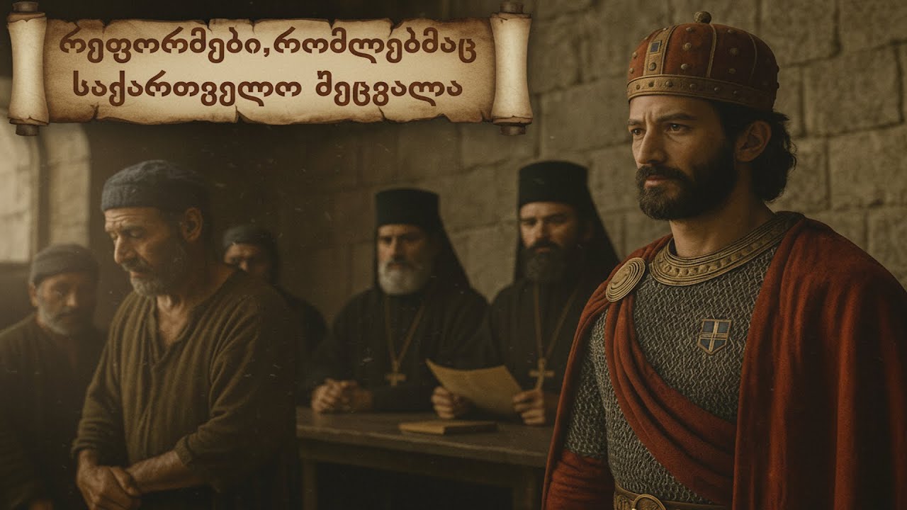 დავით IV — (ნაწილი IV) — მეფის დიდი რეფორმები • ეკლესია, სამართალი და განათლება –ახალი ოქროს საუკუნე