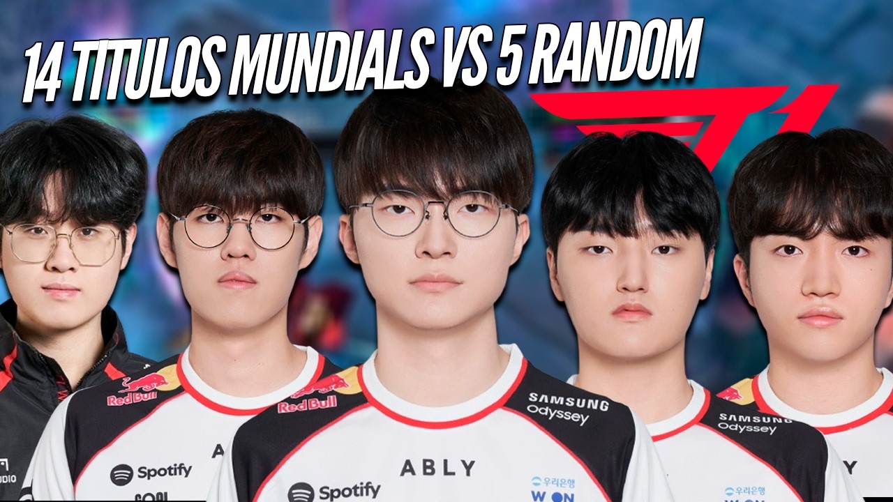 IMAGINA CAIR CONTRA T1 FAKER, ZEUS, KERIA, PEYZ e ONER - SINISTRO JOGAR CONTRA ELES!