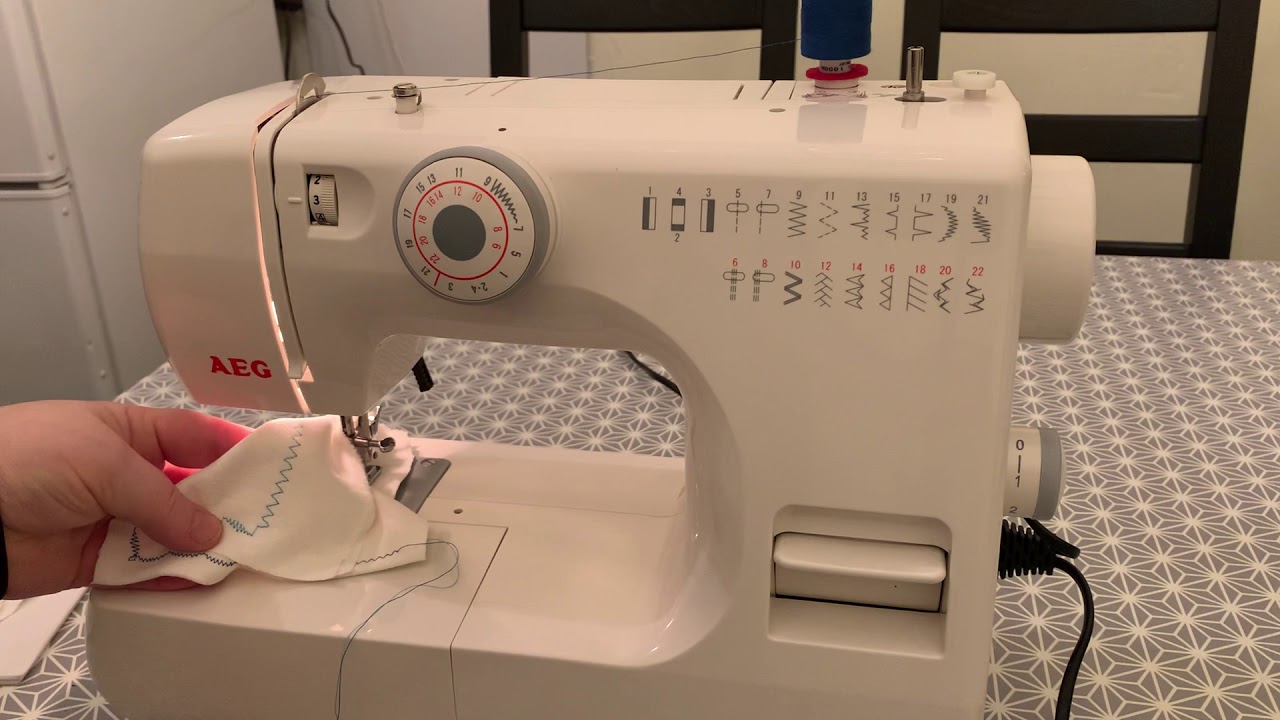 AEG 376S Nähmaschine Bedienungsanleitung einfädeln und aufspulen #nähmaschine #sewingmachine