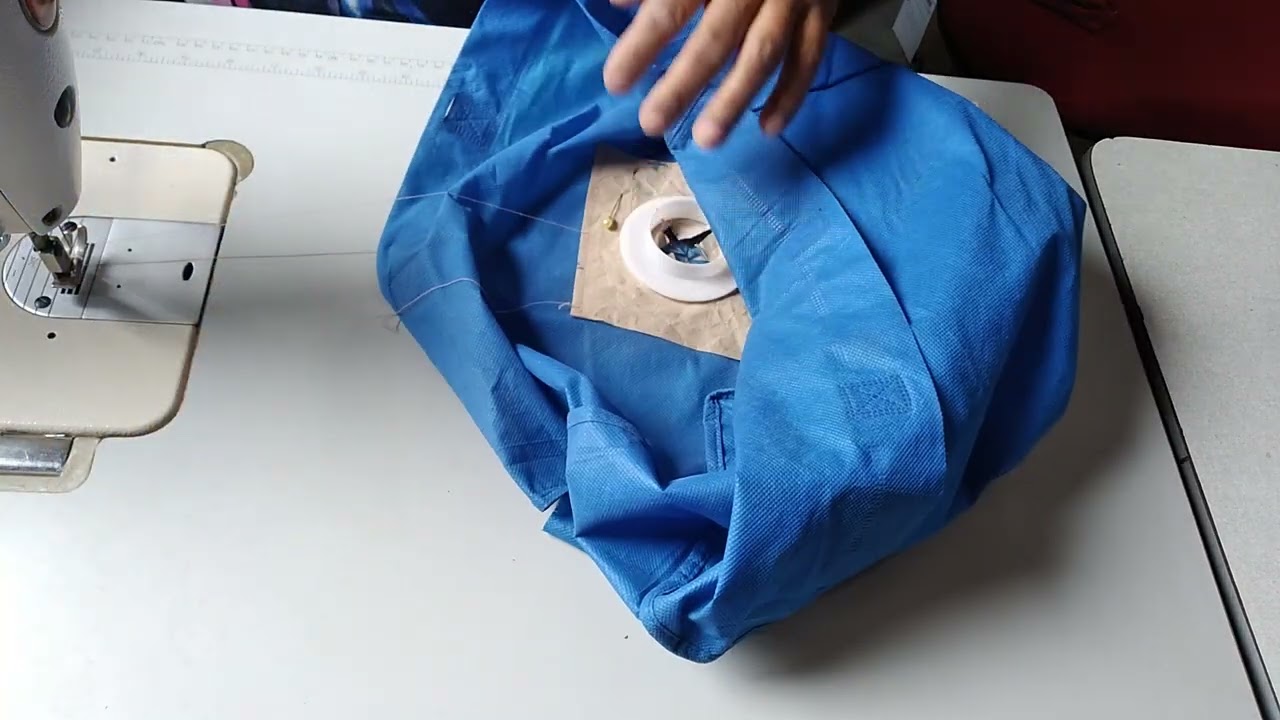 como fazer saco de TNT para aspirador de pó. 