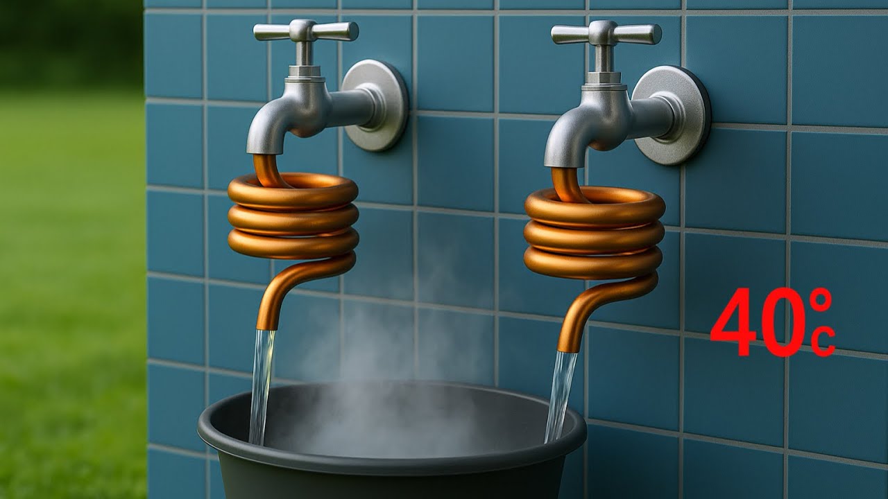 Unlimited Hot Water at Home Without Gas or Electricity, Amazing 