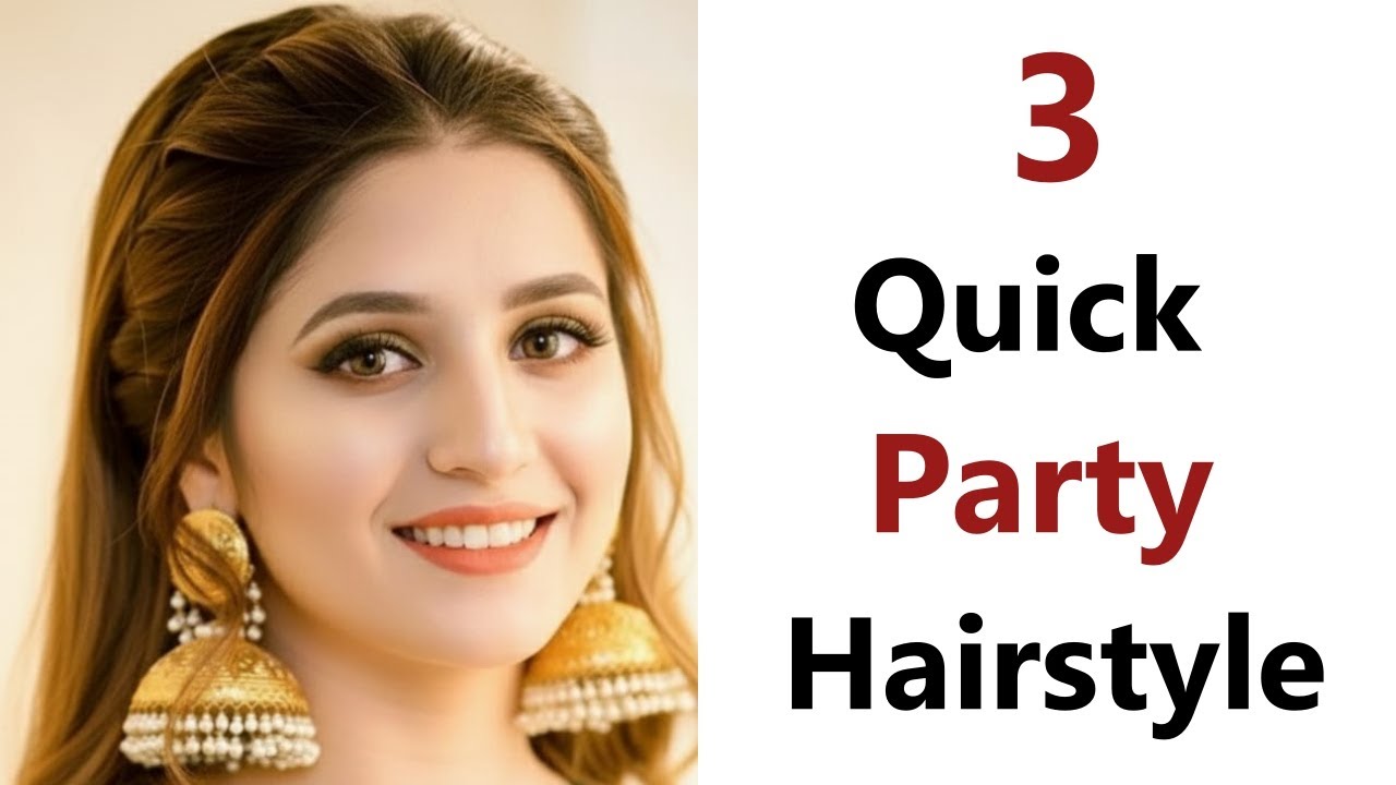 3 Quick Party Hairstyle - New Stylish hairstyle for girls | Trending Hairstyle |Hairstyle 2026