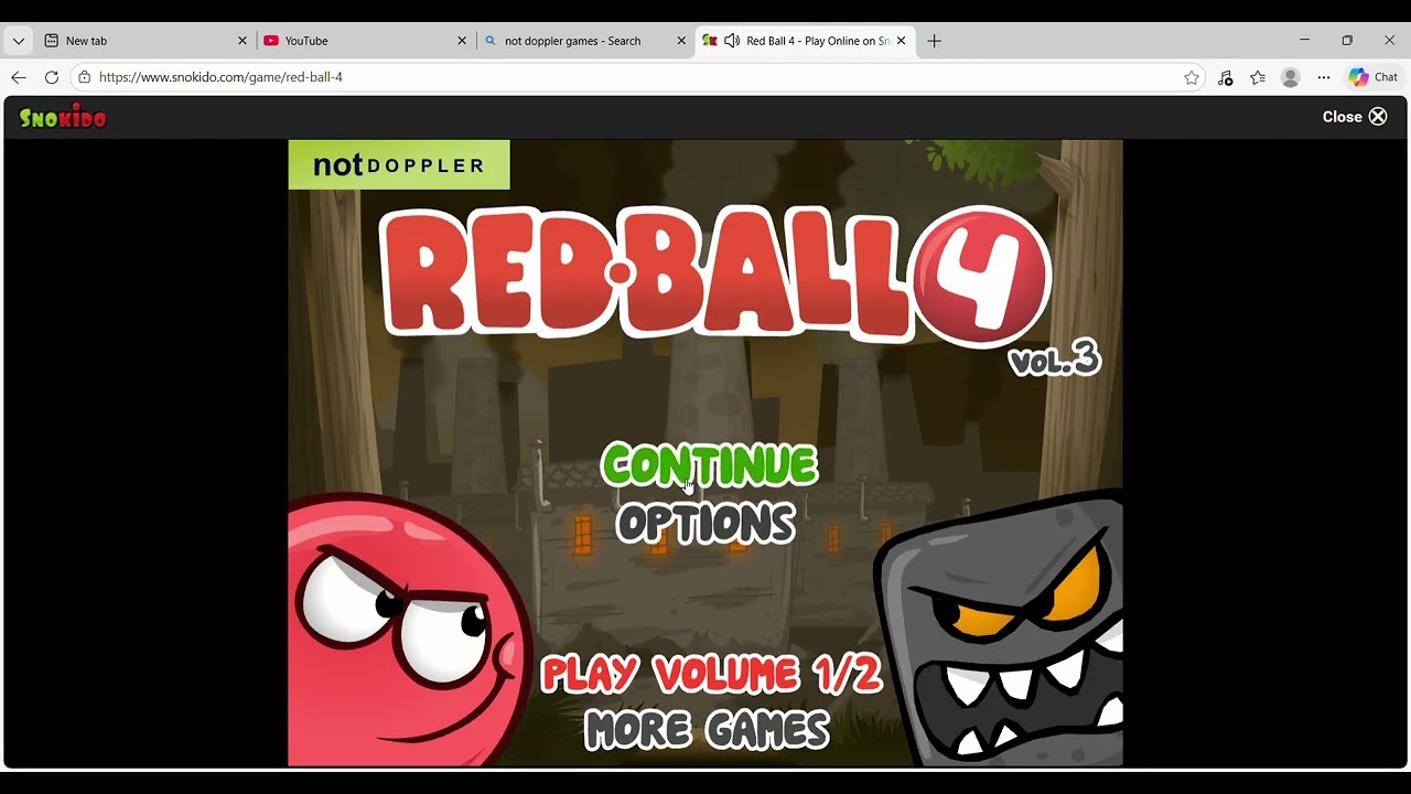 я играю B Red Ball 4