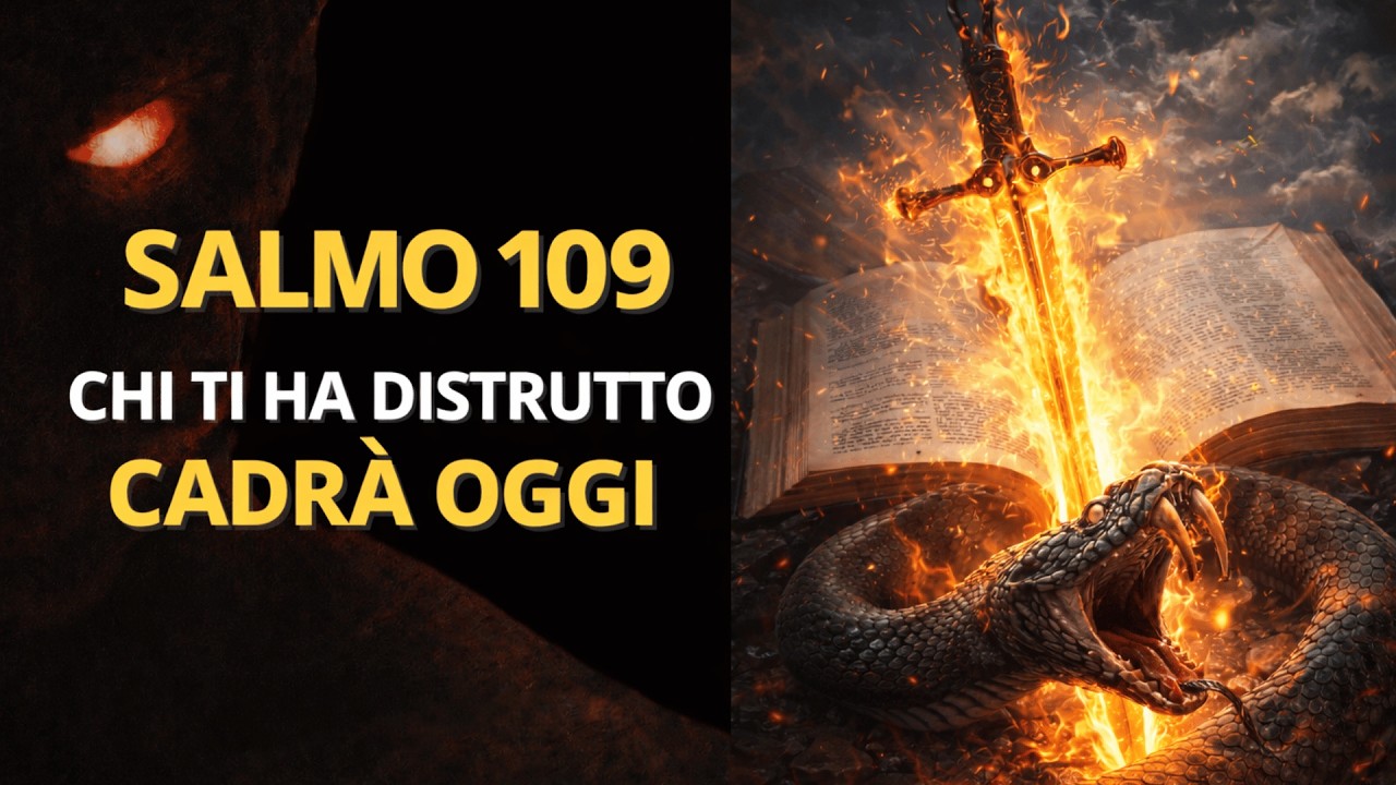 CHI TI HA DISTRUTTO CADRÀ OGGI! ⚖️ Salmo 109: Preghiera di Giustizia e Ritorno 🔥