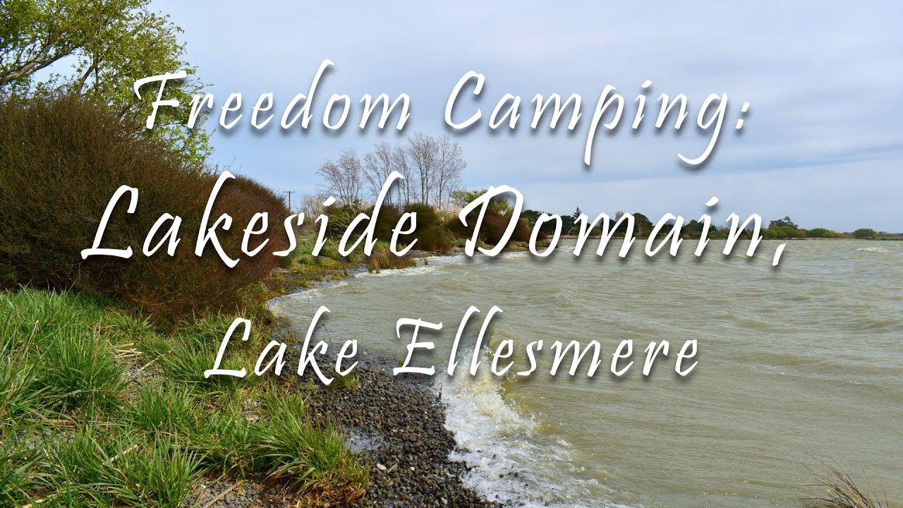 Lakeside Domain Freedom Camp, Lake Ellesmere, Canterbury