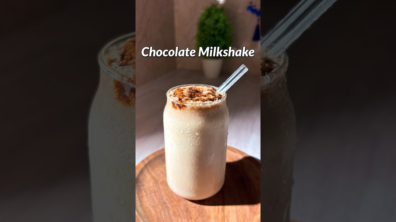 Viral Chocolate Milkshake Recipe #chocolate #recipe  #shorts