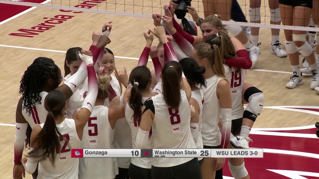 WSU Volleyball: Highlights vs. Gonzaga | 10/26/24