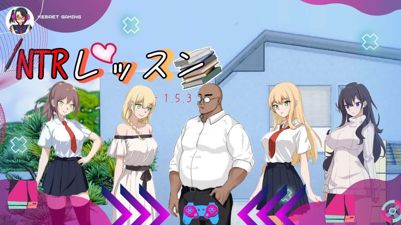 Study With Beautiful Girls. NTR Lesson V. 1.5.3 (PC Game Play)