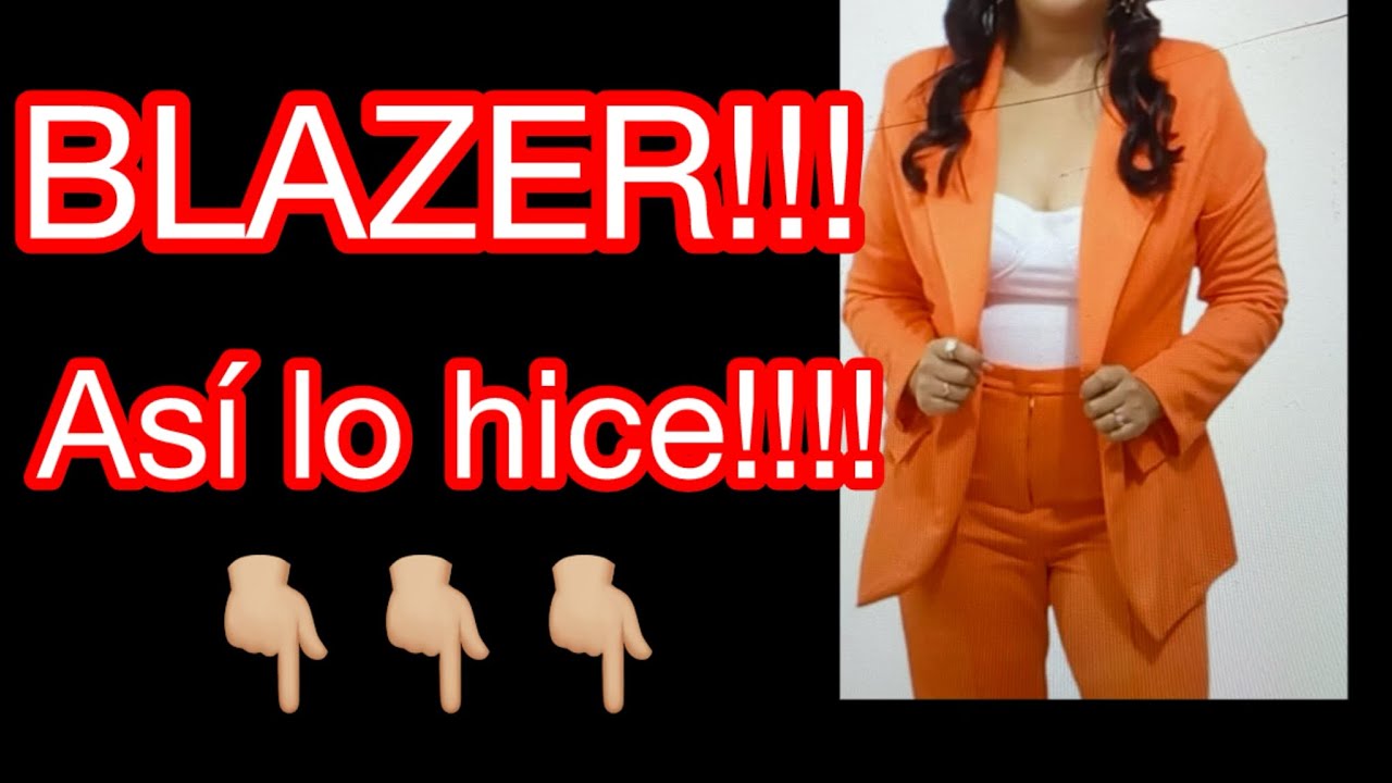 molde de blazer de corte sencillo que luce hermoso