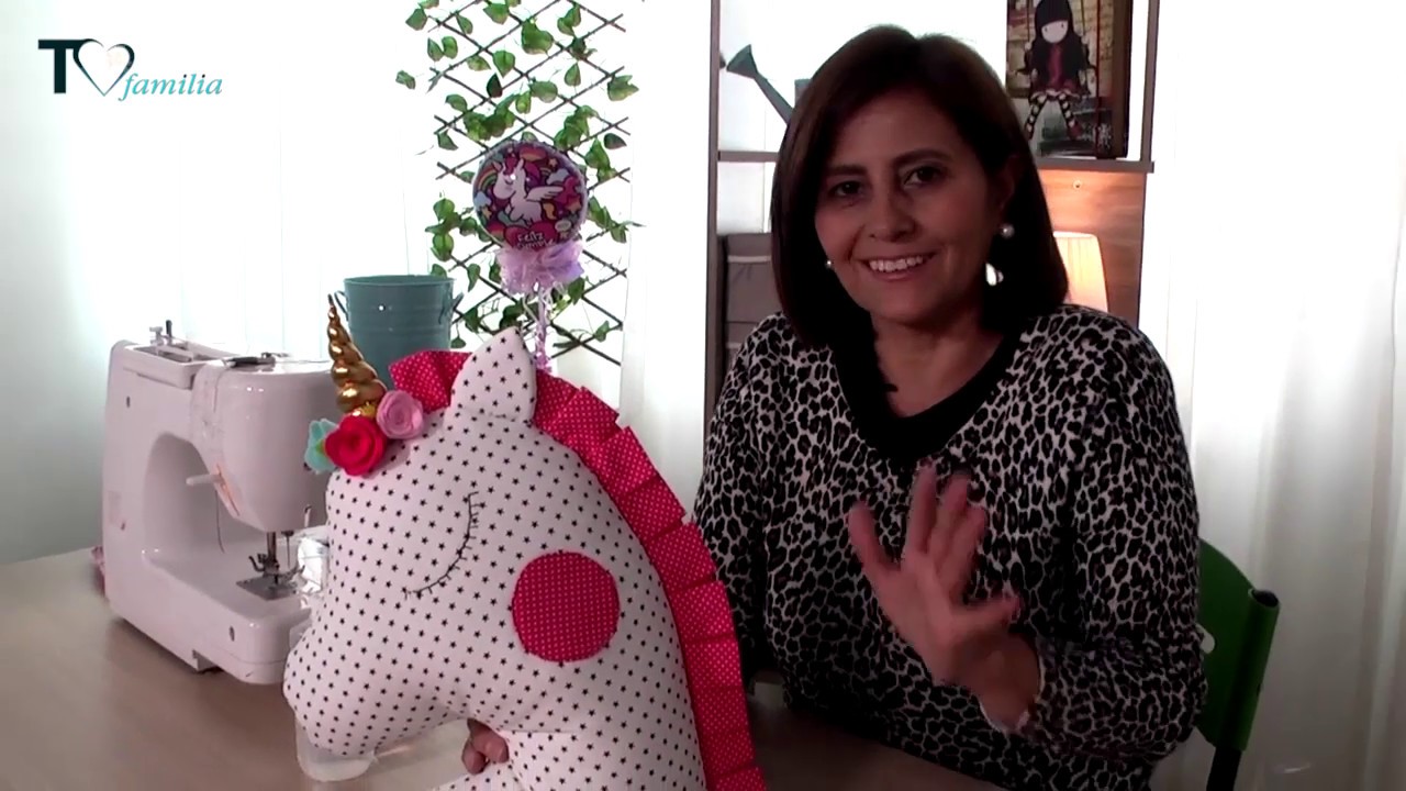 Paso a Paso. Programa 12. Cojin Unicornio.3/3