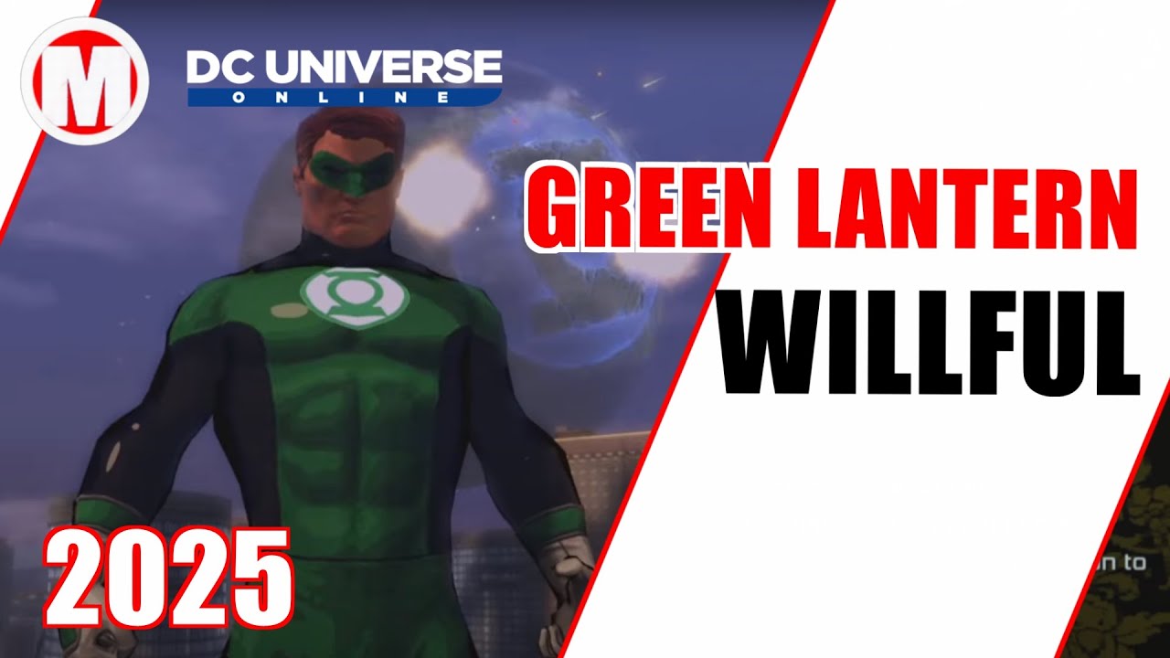 DCUO Green Lantern Willful Chroma Material