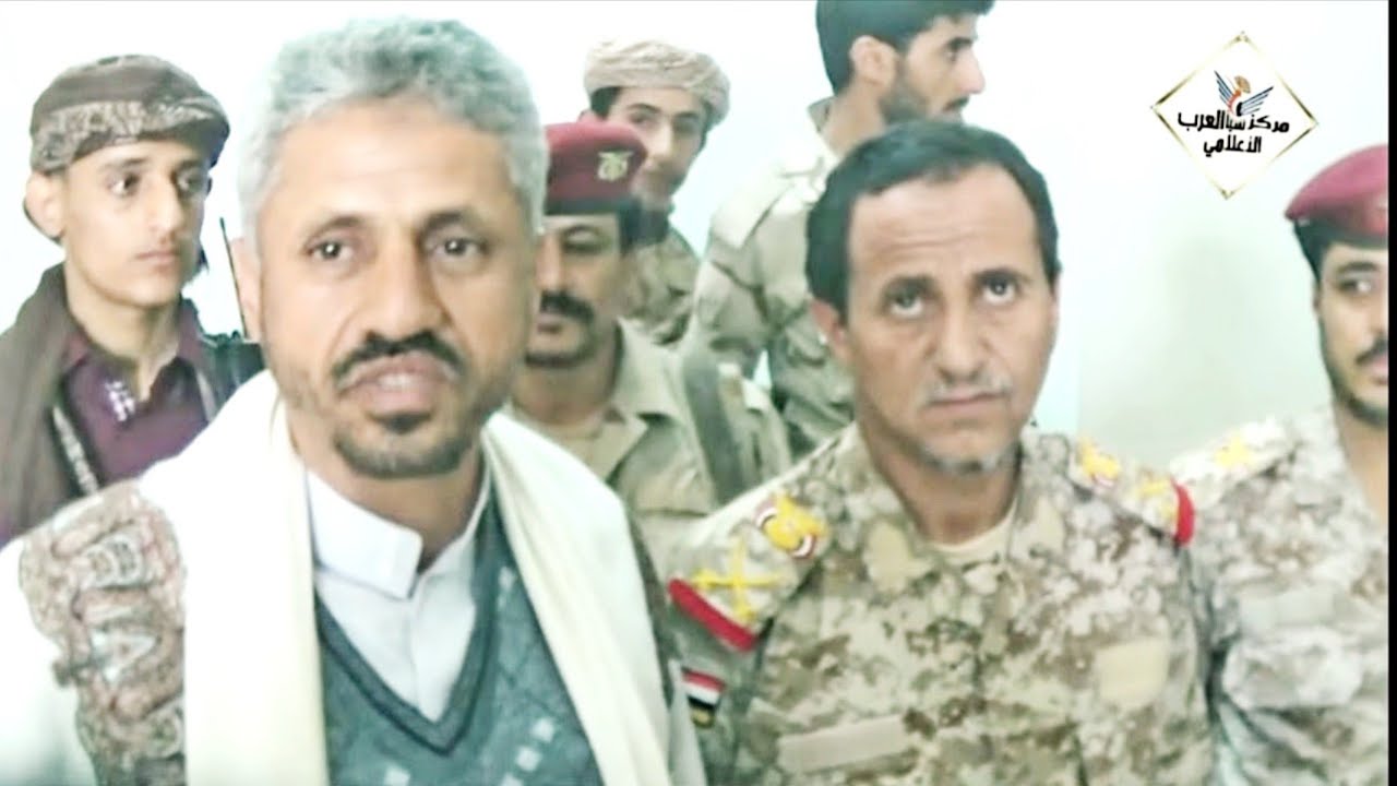 اللواء عبدالرب الشدادي يرحب بالشيخ حمود المخلافي في مدينة مأرب اليمن