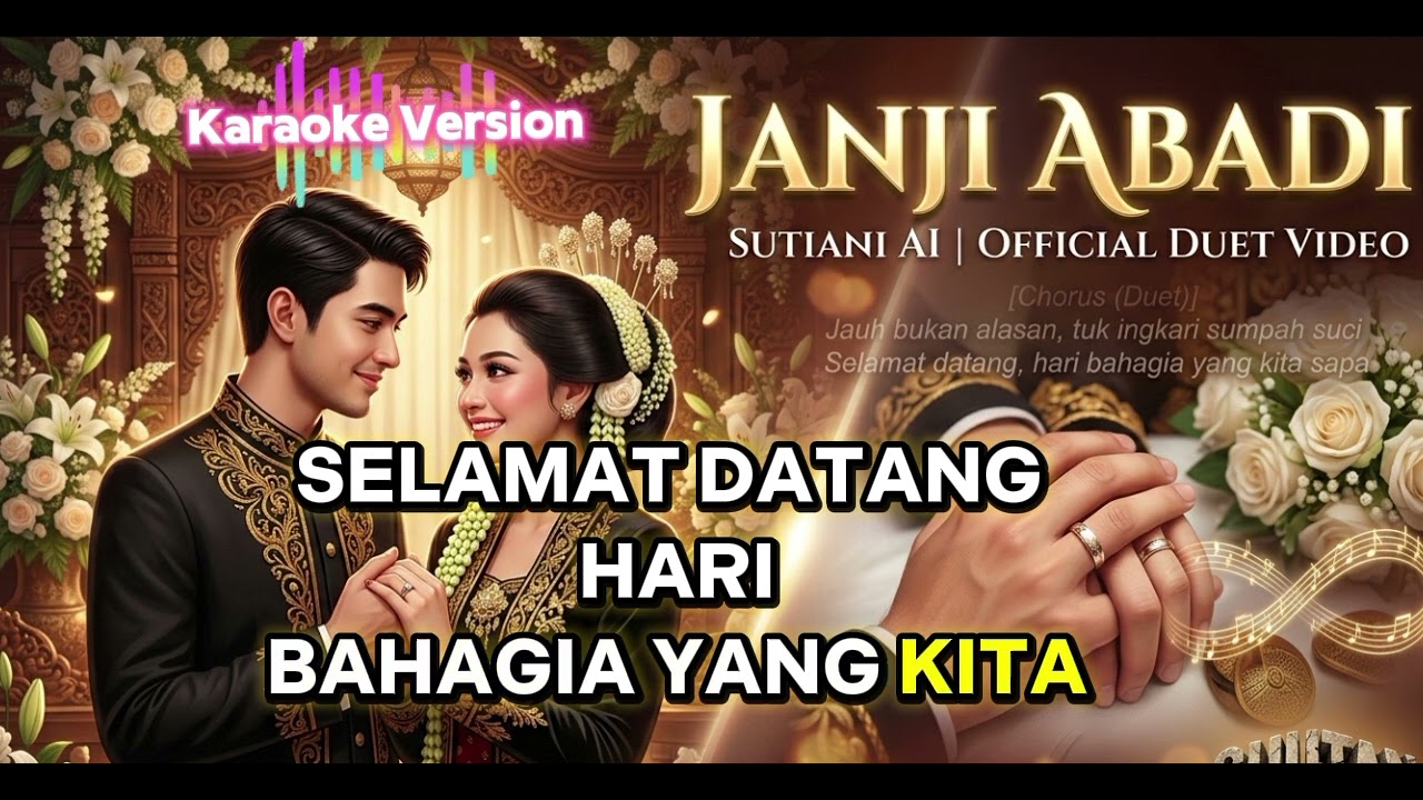 KARAOKE: Janji Abadi - Sutiani Ai (Tanpa Vokal) | Wedding Song