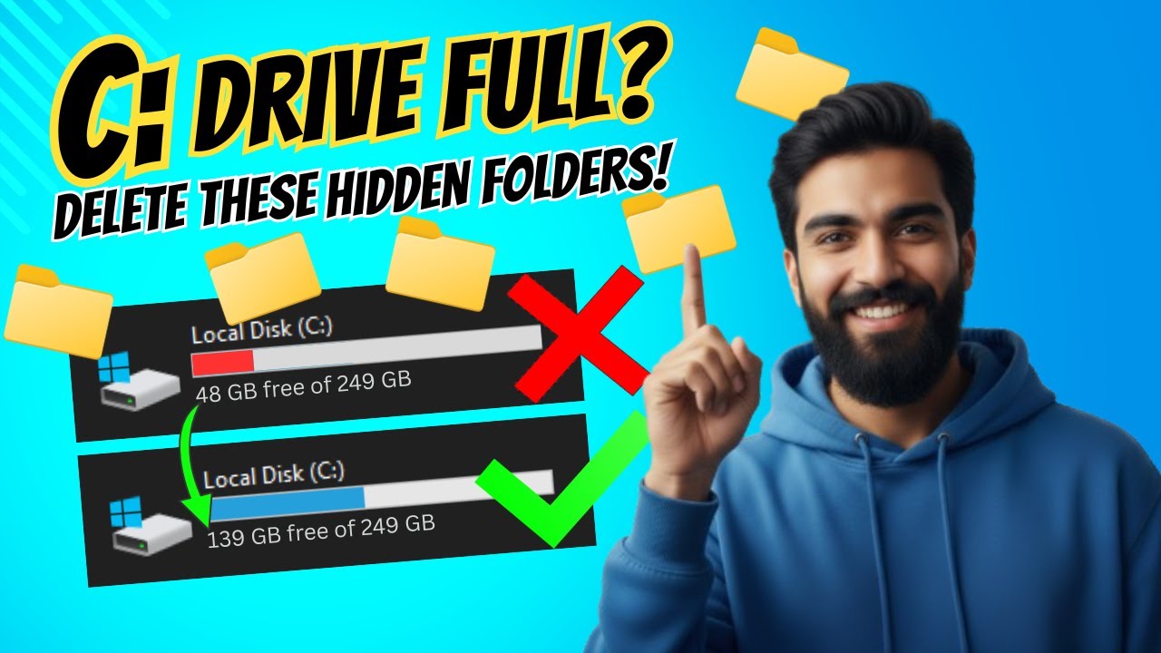 C Drive Full? FREE Up Space on Windows 10/11!