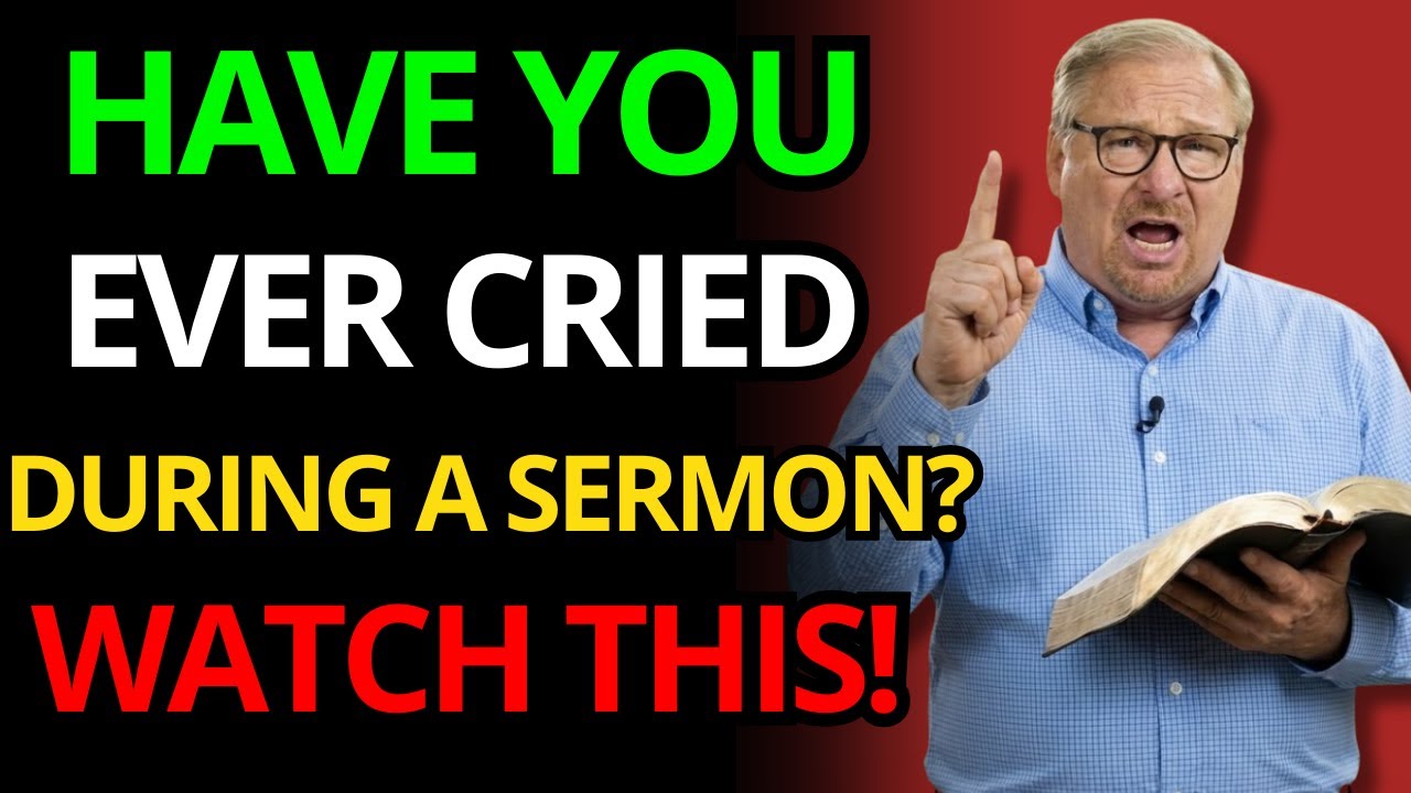 DO YOU CRY IN PREACHING? PASTOR RICK WARREN WARNS OF HIDDEN DANGER