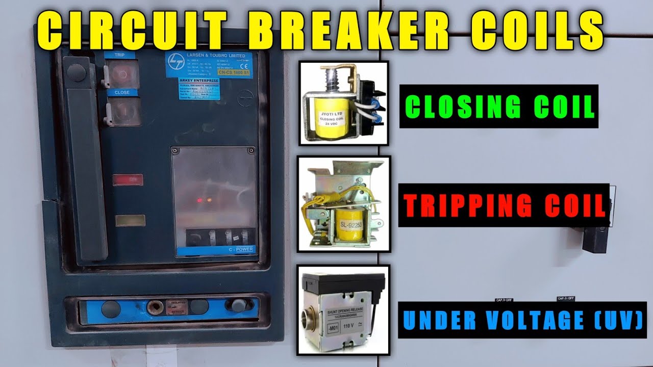 🔰Circuit Breaker Closing , Tripping , Under Voltage Coils Explanation