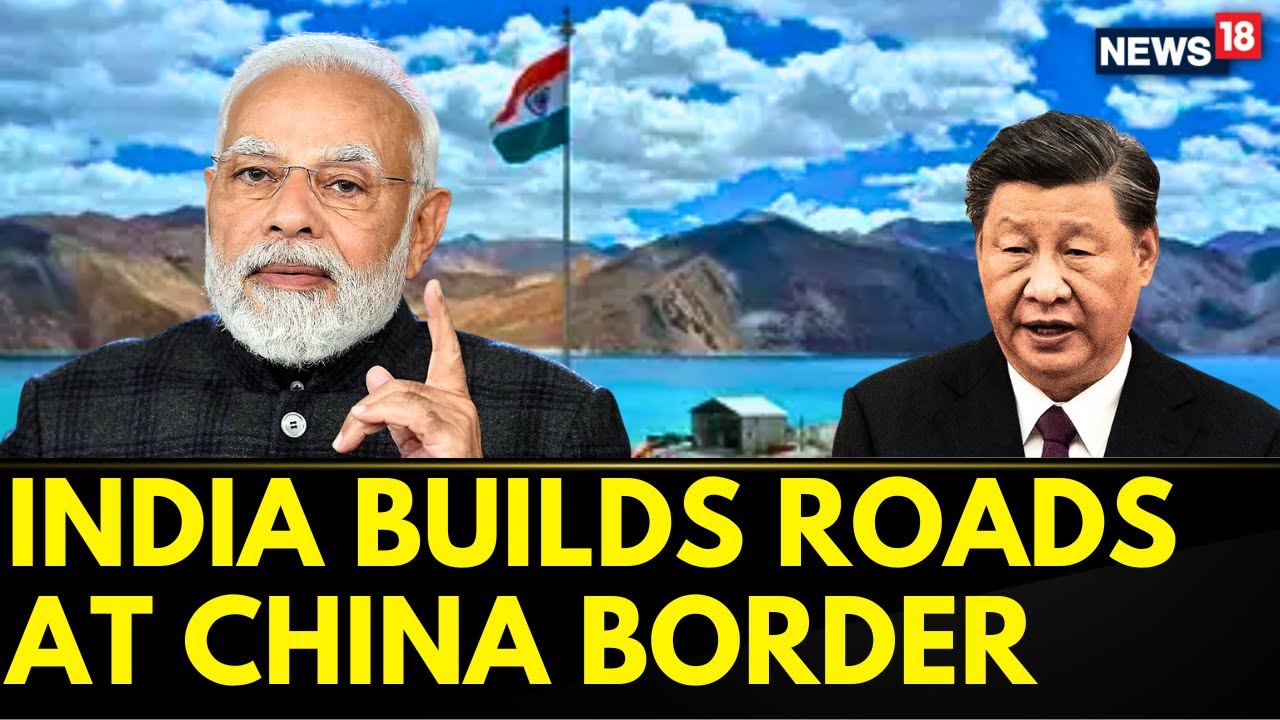 India Builds Strategic Roads On The Right Side Of The Pangong Lake Near LAC | English News | News18