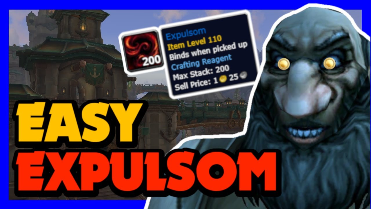 WOW How to get Expulsom Tutorial TSM (Trade skill master) GOLD MAKING