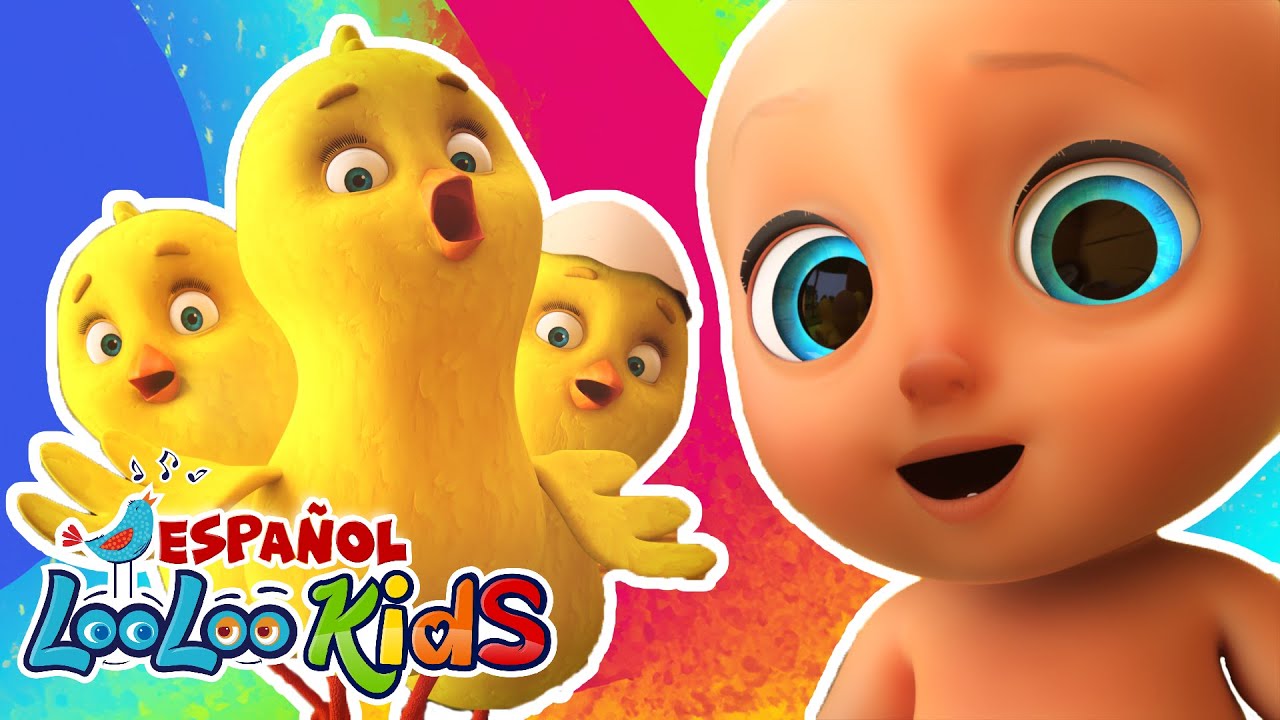 🐥 Los Pollitos | Compilación de 1 Hora de Canciones para Niños de LooLoo Kids 🎶👶