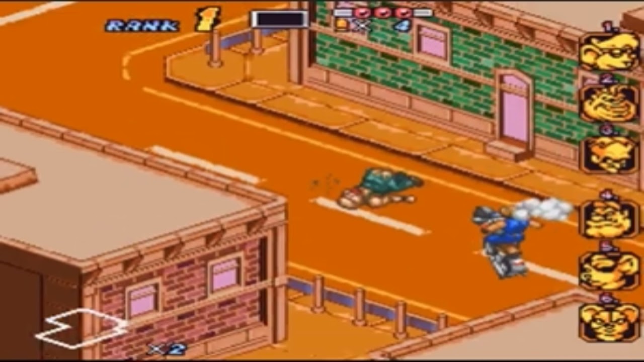 Biker Mice From Mars ( SNES ) Đua xe chuột - Đua xe Harley - Game tuổi thơ