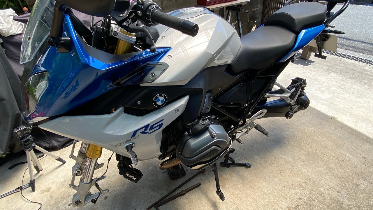 バイク整備 タイヤ交換 BMW R1200RS