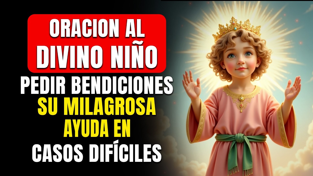 ORACIÓN AL DIVINO NIÑO PARA PEDIR BENDICIONES, SU MILAGROSA AYUDA EN CASOS DIFÍCILES Y DESESPERADOS
