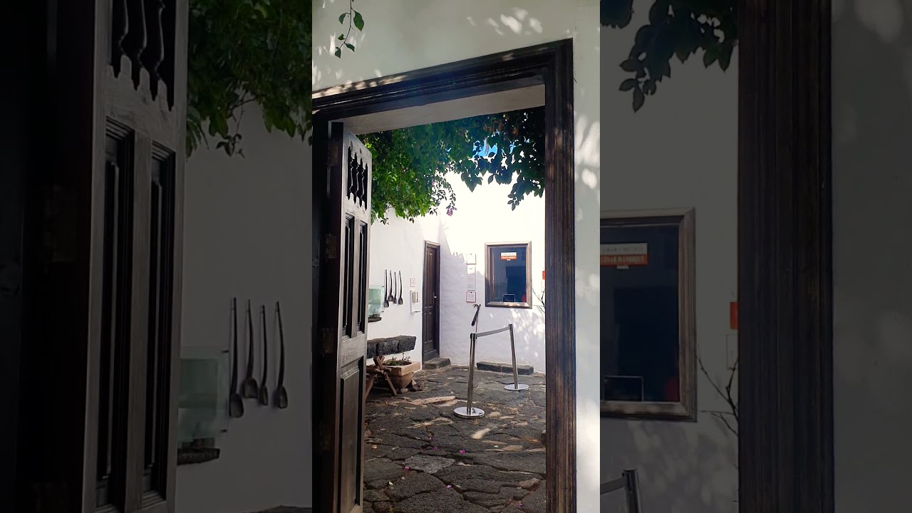 Casa museo C&eacute;sar Manrique ❤👀🌵🦚💝🌵 #shorts  #art