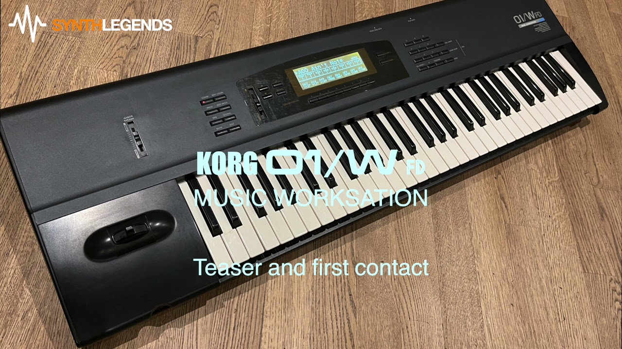 Korg 01/W - teaser and first contact