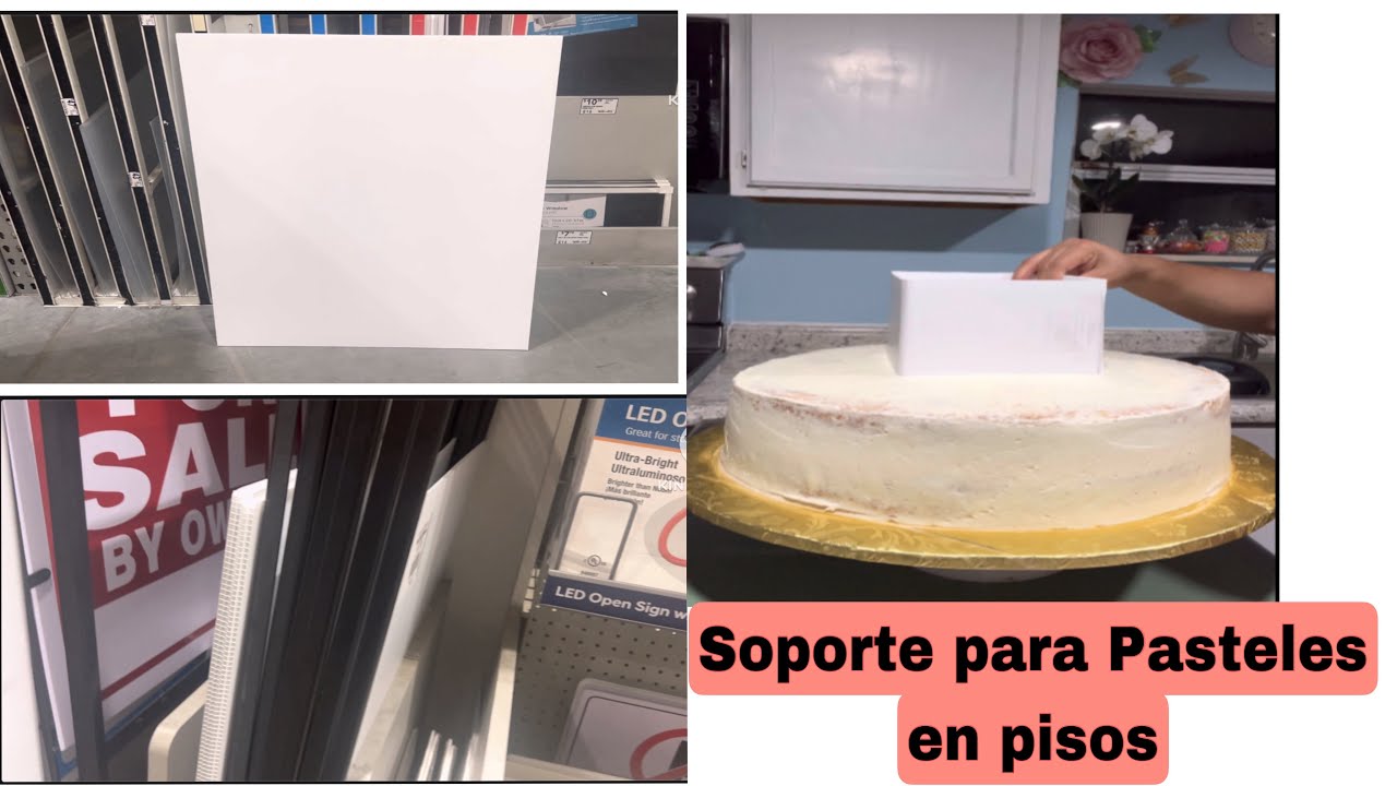 Soportes  resistente  de plástico corrugado para Pasteles en pisos  de quinceañera o boda ￼￼