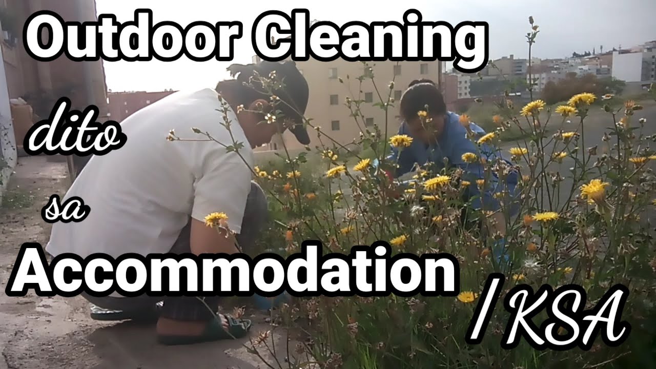 Outdoor Cleaning sa Accommodation namin may nakita kaming ahas#cleaner NG Saudi arabia#ofw#