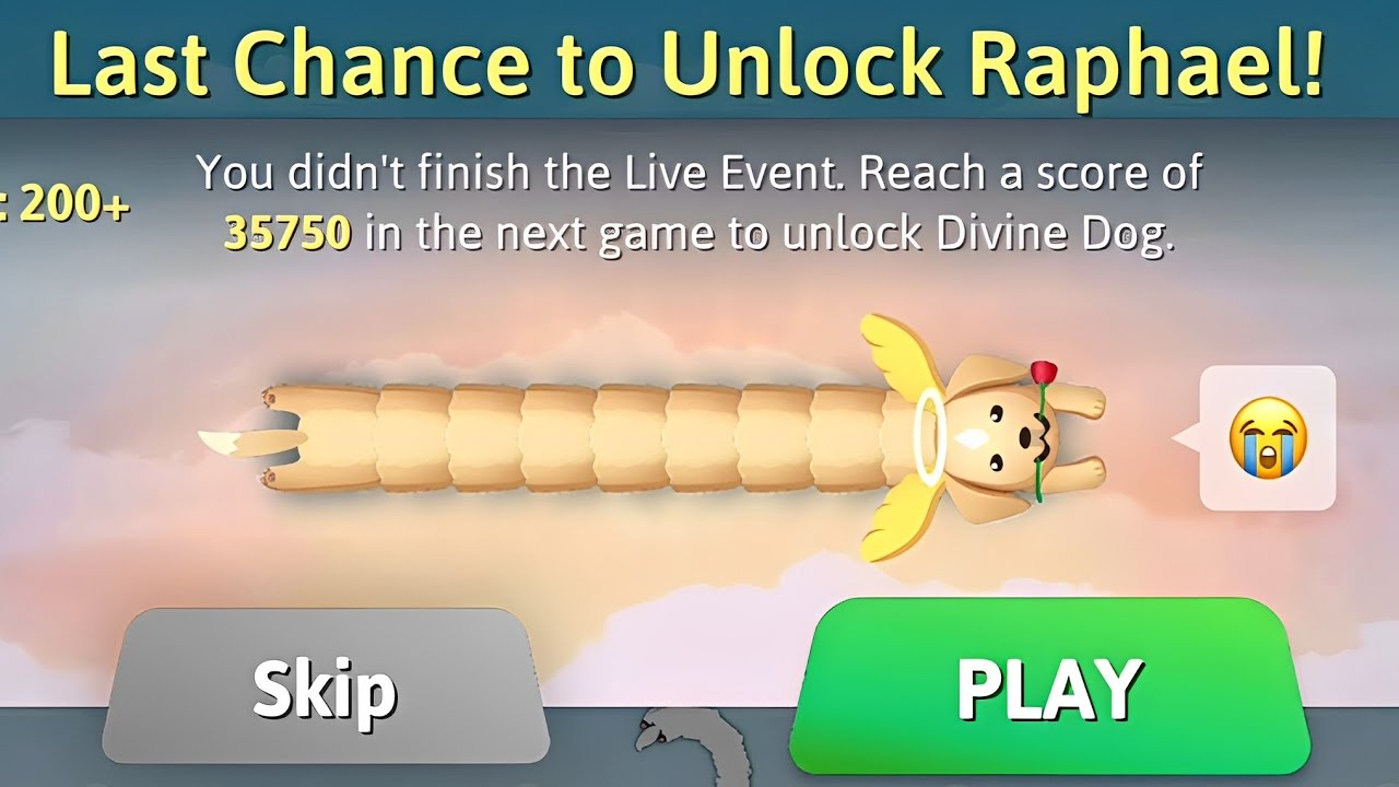 SNAKE. IO LAST CHANCE TO UNLOCK RAPHAEL!