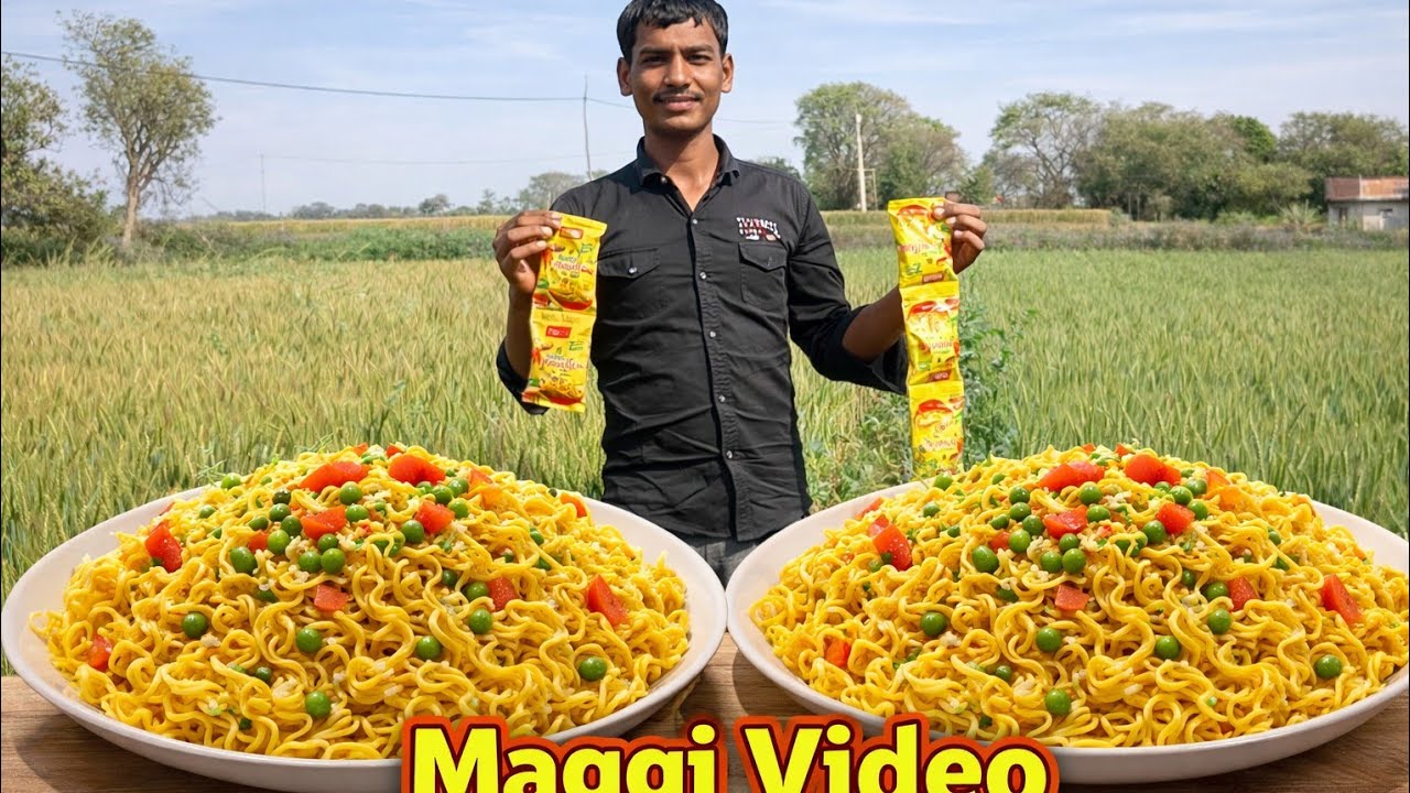 MAGGI  वाह क्या मैगी बनी है 😱 अरे यार भाई साहब काय है ये 