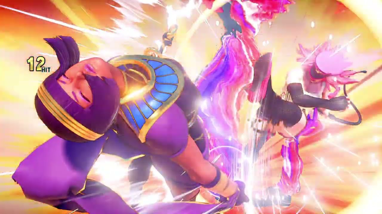 STREET FIGHTER V Poison vs Menat