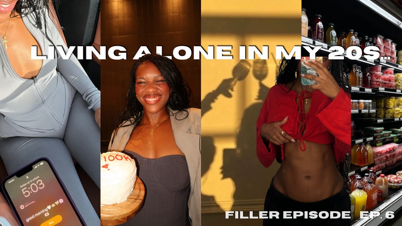 Living Alone Diaries ep.6  | morning routine, gym, cafe work date, date night grwm