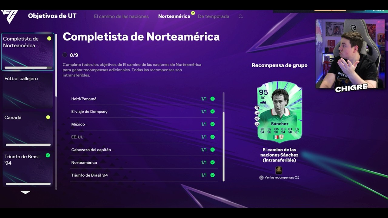 CORRE!!! TRUCO PARA CONSEGUIR RAPIDO TODOS LOS OBJETIVOS COMPLETISTA DE NORTEAMERICA EN FC26!!